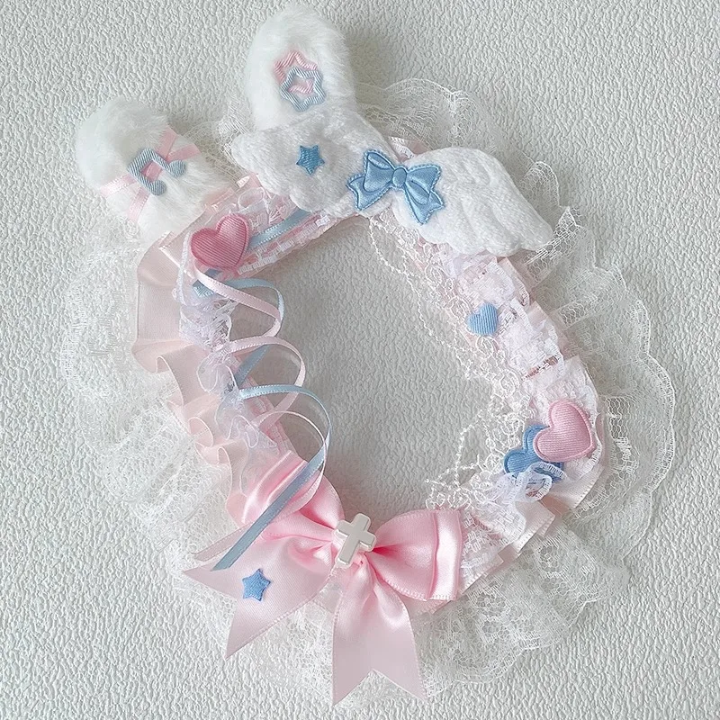 Plush Drop Ear Music Note Heart Cross Star Angel Wing Ruffle Lace Photocard Display Card Holder Lolita 3 Inch KPOP Photocard Decor Frame Macaron Polaroid Photo Frame Idol Collection Decor photocard topper
