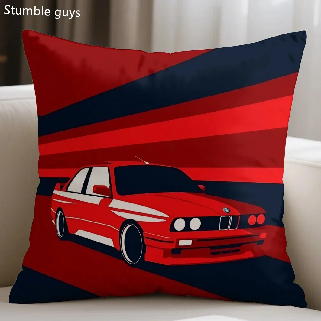 

Sofa Cushion Cover BMW 45X45cm M Power Sports Motorcycle Racing Warm Sofa Use