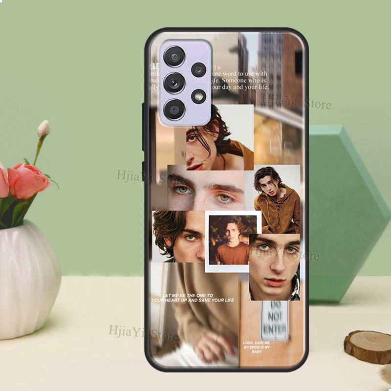 Timothee Chalamet Case For Samsung A54 A34 A24 A14 A51 A71 A12 A22 A32 A52 A72 A73 A33 A53 A13 Back Cover