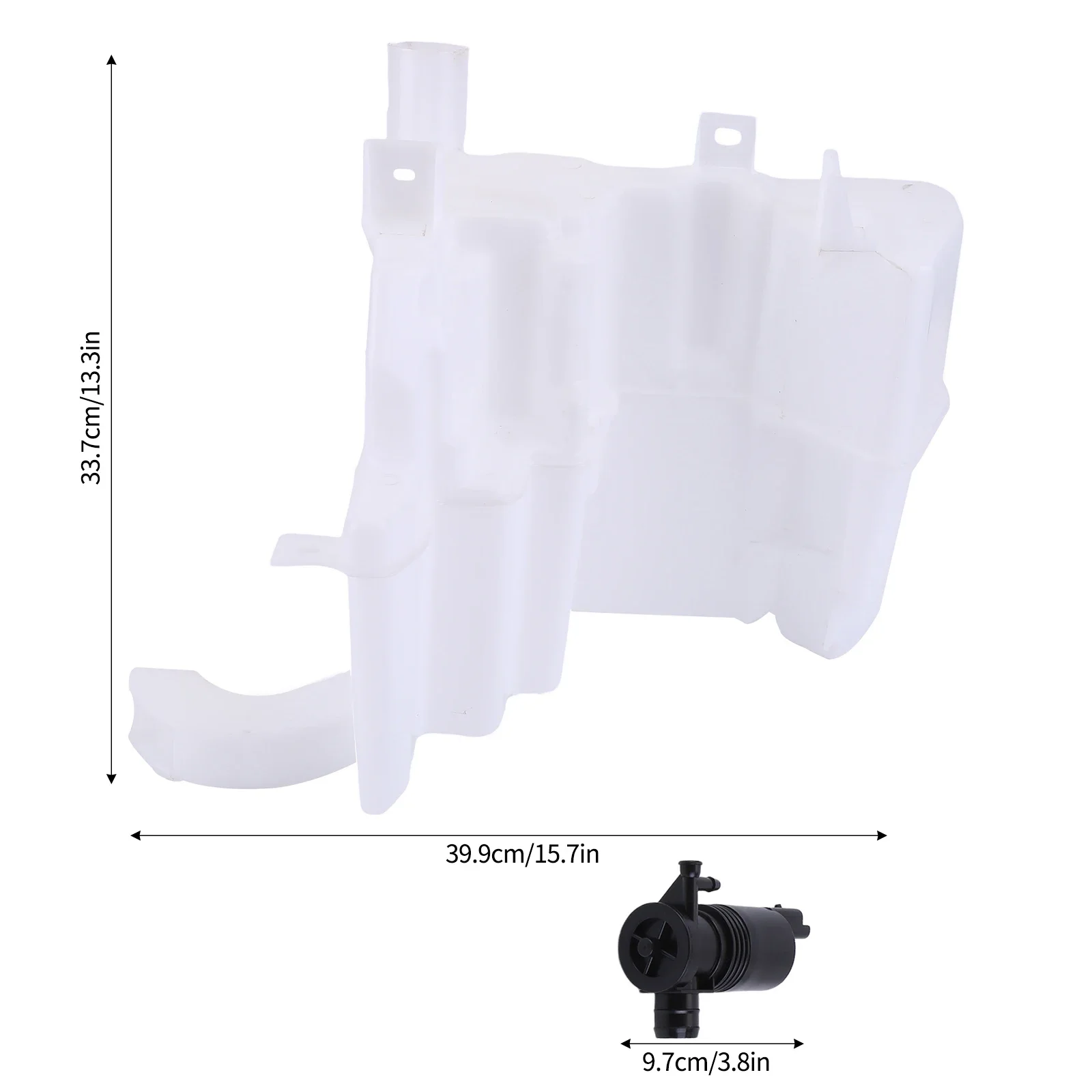 Tanque de botella limpiaparabrisas con motor compatible con Infiniti Q50 Q60 2014-2022 28910-4HB0A