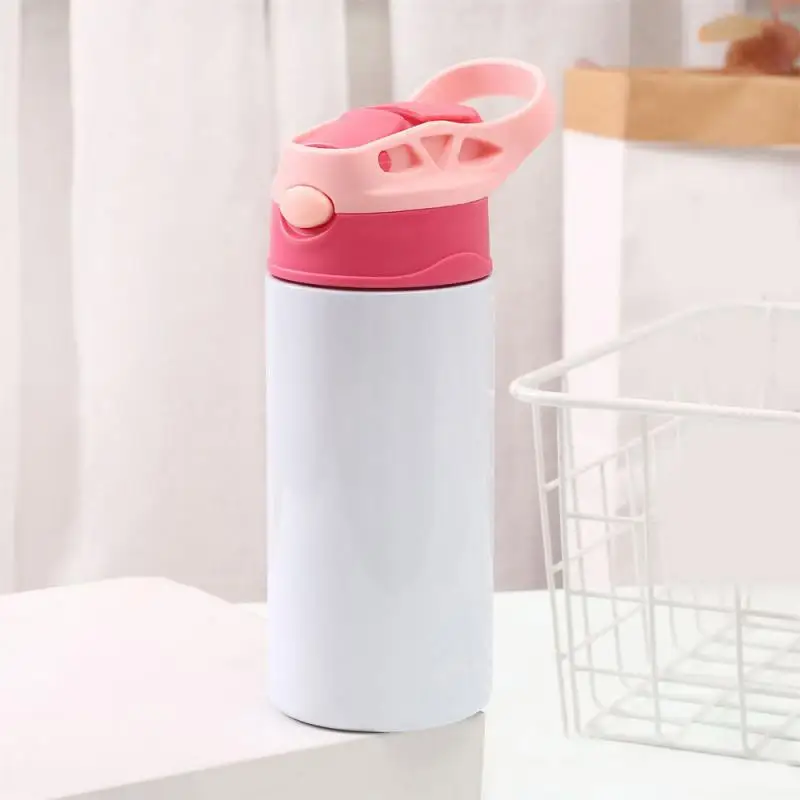 350ML Children Kids Thermos DIY LOGO Customize Photo Name Colorful Printing Full Around Bottle Creative Gift School Kindergarten