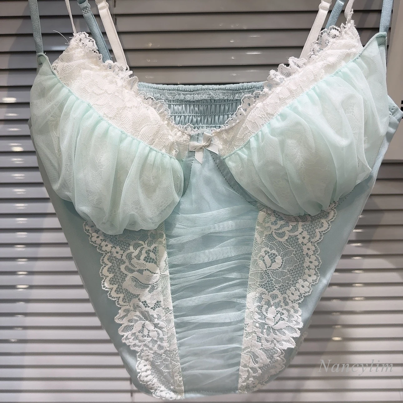 2024 Summer New Classic Style Lace Chiffon Sweet Sponge Brassiere Pad Camisole for Women Holiday Sexy Corset Top
