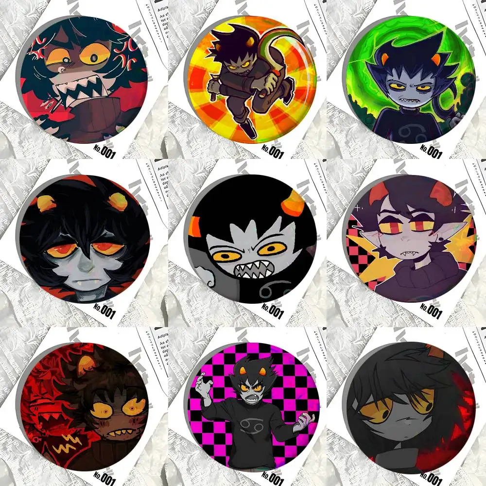 Anime Homestuck Characters Karkat Vantas Round Badges Can Be Used To Decorate Clothes And Backpack Pins