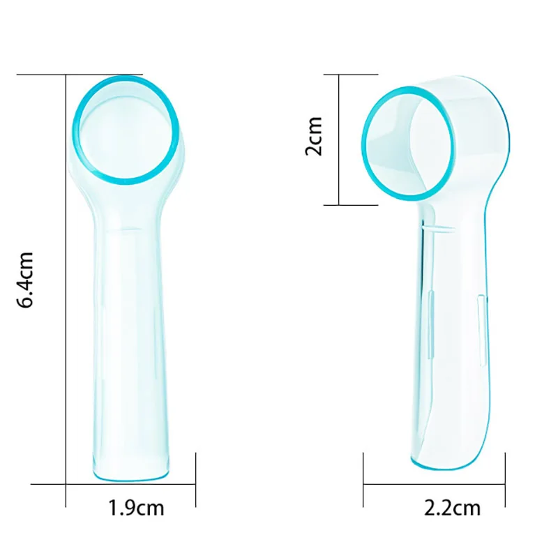 غطاء رأس فرشاة الأسنان الكهربائية غطاء غطاء غبار كم واقي/غطاء مناسب لـ Braunoral Oral Oralby 4/8/12 قطعة #6