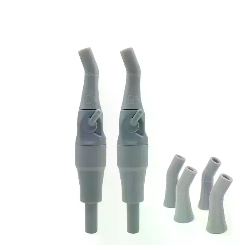 /ACR/1Pcs Dental Universal Saliva Swivel Sucker Suction Head Tips Parts Tools Autoclavable Weak/Strong Suction Handle For Durr