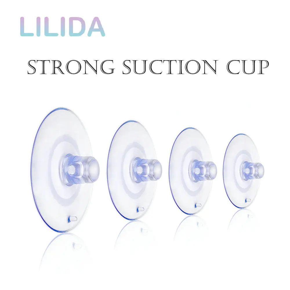 

20pcs Transparent Suction Cup Silicone Suction Cup Powerful Suction Cup Wall Kitchen Bathroom Windows Glass Hooks Supplies PVC