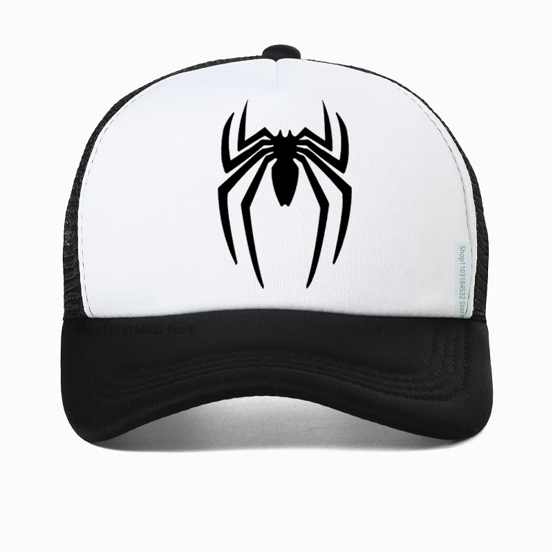 New Spider adult Baseball Cap summer outdoors Mesh Trucker Sports Hat Men spider Punk Hip hop Cap Adjustable Snapback hats Bone