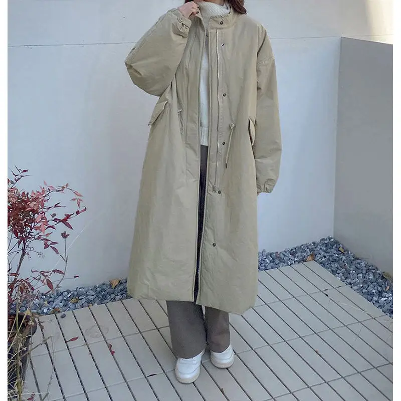 

2025 зимняя новая женская хлопковая куртка из овечьей шерсти, свободная ветрозащитная хлопковая куртка из щуки