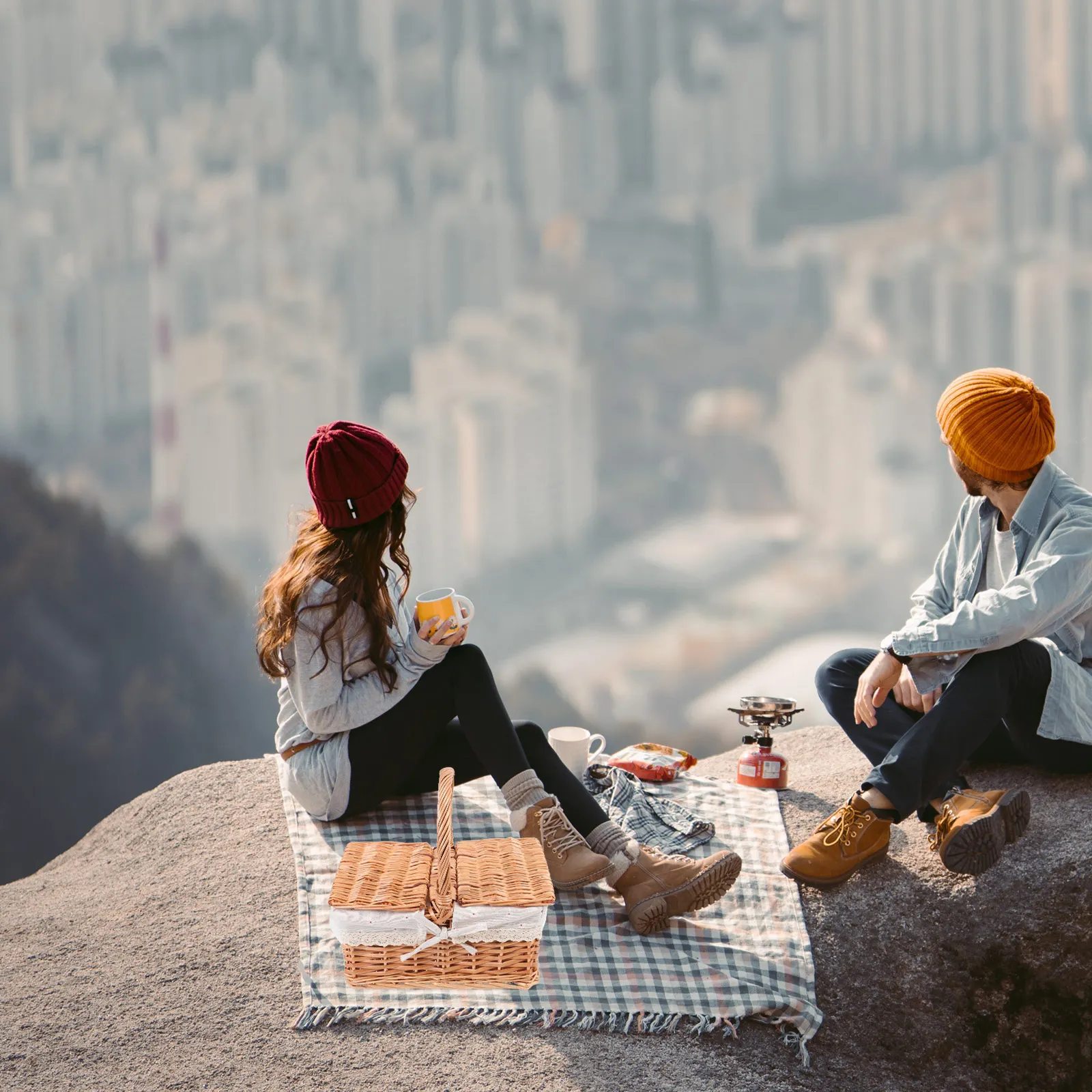 

1 шт., тканая соломенная корзина для хранения, портативный ручной органайзер для мелочей для дома, свадьбы, пикника, настольный чехол для хранения, декоративный