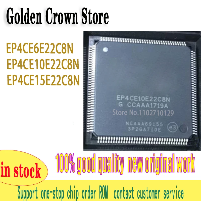 1PCS/lot  100% original brand new EP4CE6E22C8N EP4CE6E22  EP4CE10E22C8N  EP4CE10E22  EP4CE15E22C8N  EP4CE15E22  TQFP144  IC Chip