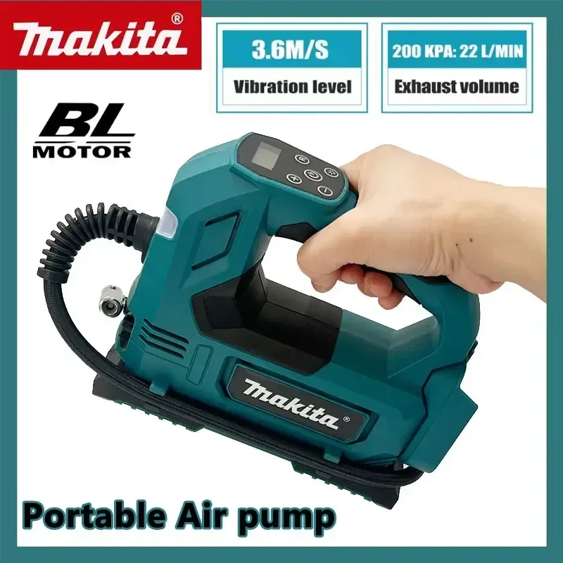 

Makita Air Inflator 18V brushless air Pump Portable Tyre Pump with Digital Display for Cars & Motorcycles Tool
