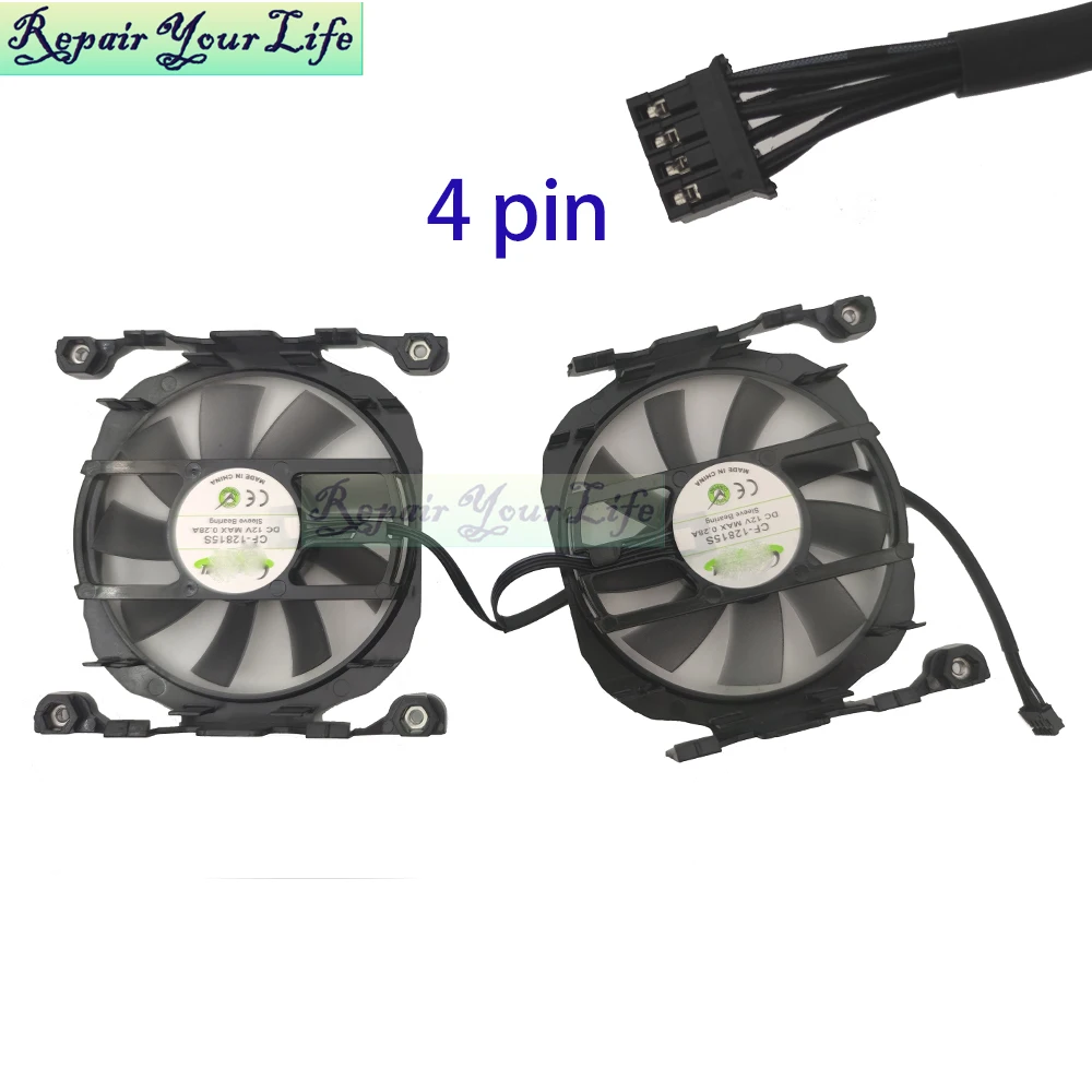 95mm CF-12815S Video Graphics Card Cooling Fans For Inno3d GTX 660 760 GTX 660Ti 750Ti Gaming Supreme GPU Cooler Fan DC12V 0.28A