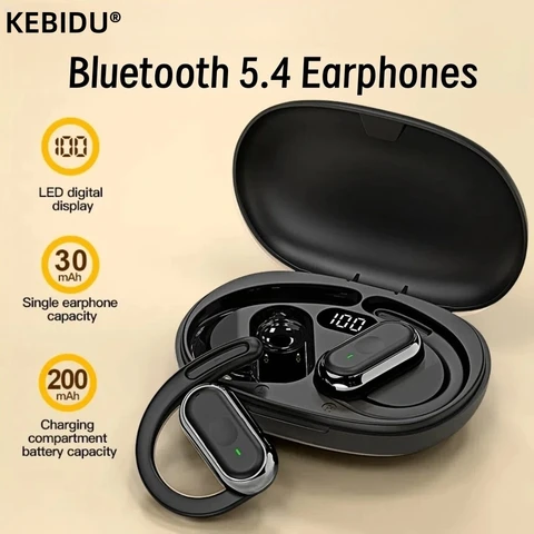 Беспроводные наушники Bluetooth 5.4 с креплением на ухо, водонепроницаемые IPX7 — изображение продукта