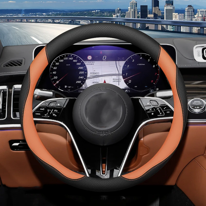 ل GLB X247 2020-2024 الملحقات الداخلية غطاء عجلة قيادة السيارة القيادة الدفة واقية