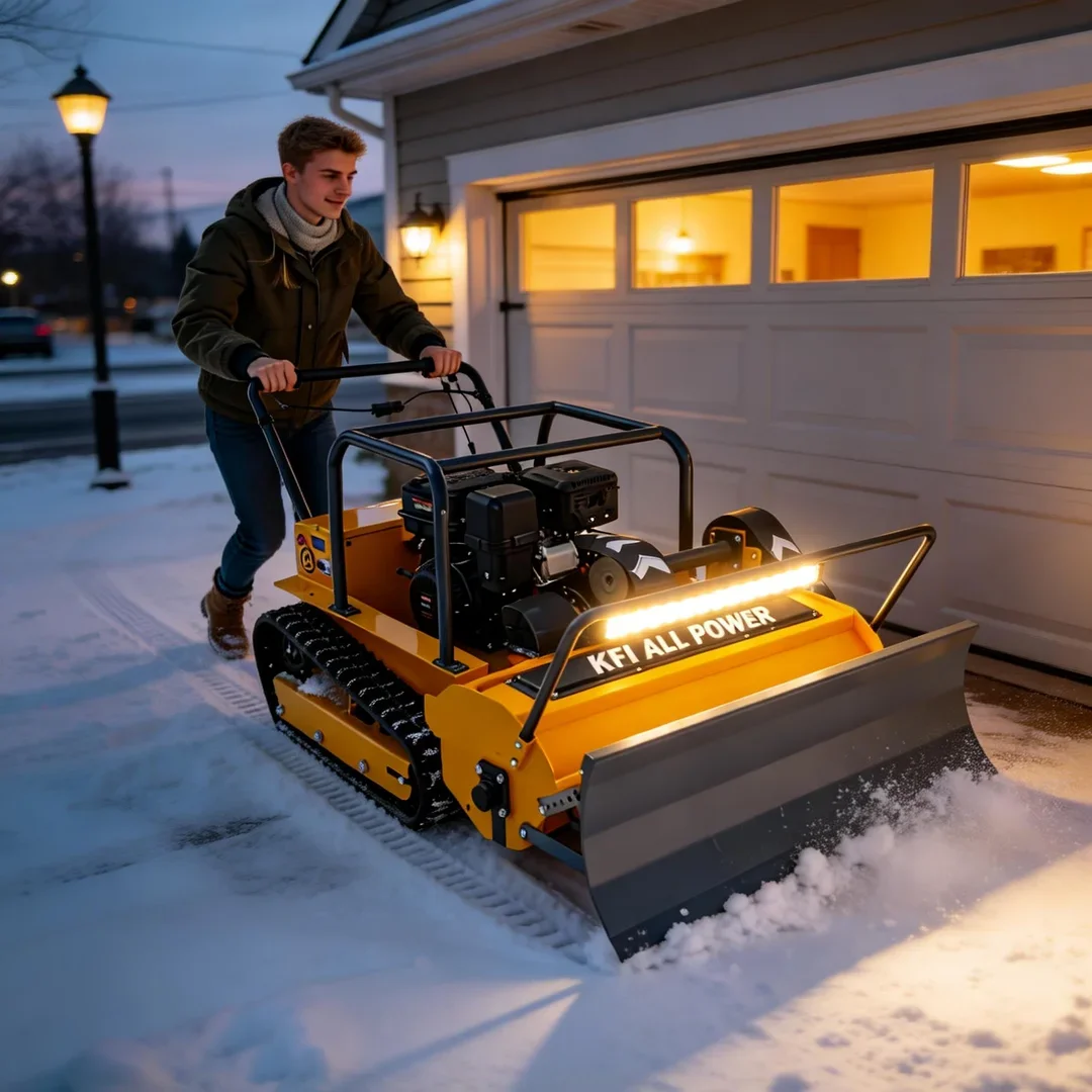 

Customized High-power Engine Flail Lawn Mower - All Terrain Remote Control Crawler Best Selling Farm Orchard Model