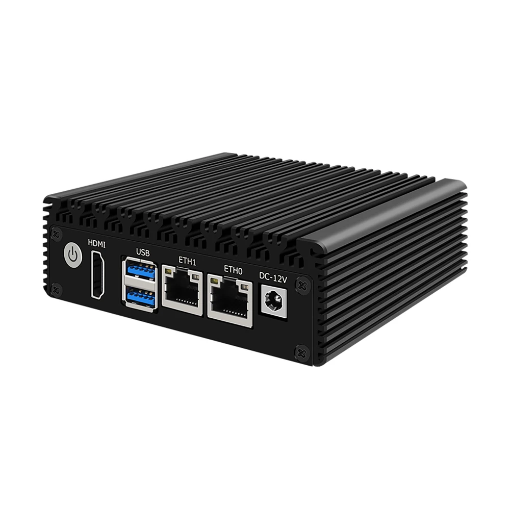 Imagem -03 - Hunsn Rj13 Micro Firewall Appliancemini pc Intel Celeron N3050router Pcpfsenseaes-ni2x Lan Rtl8111h hd