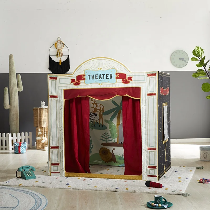 

Asweets Happy Theater Playhouse ГОРЯЧИЕ игрушечные палатки Детские игровые палатки Play House