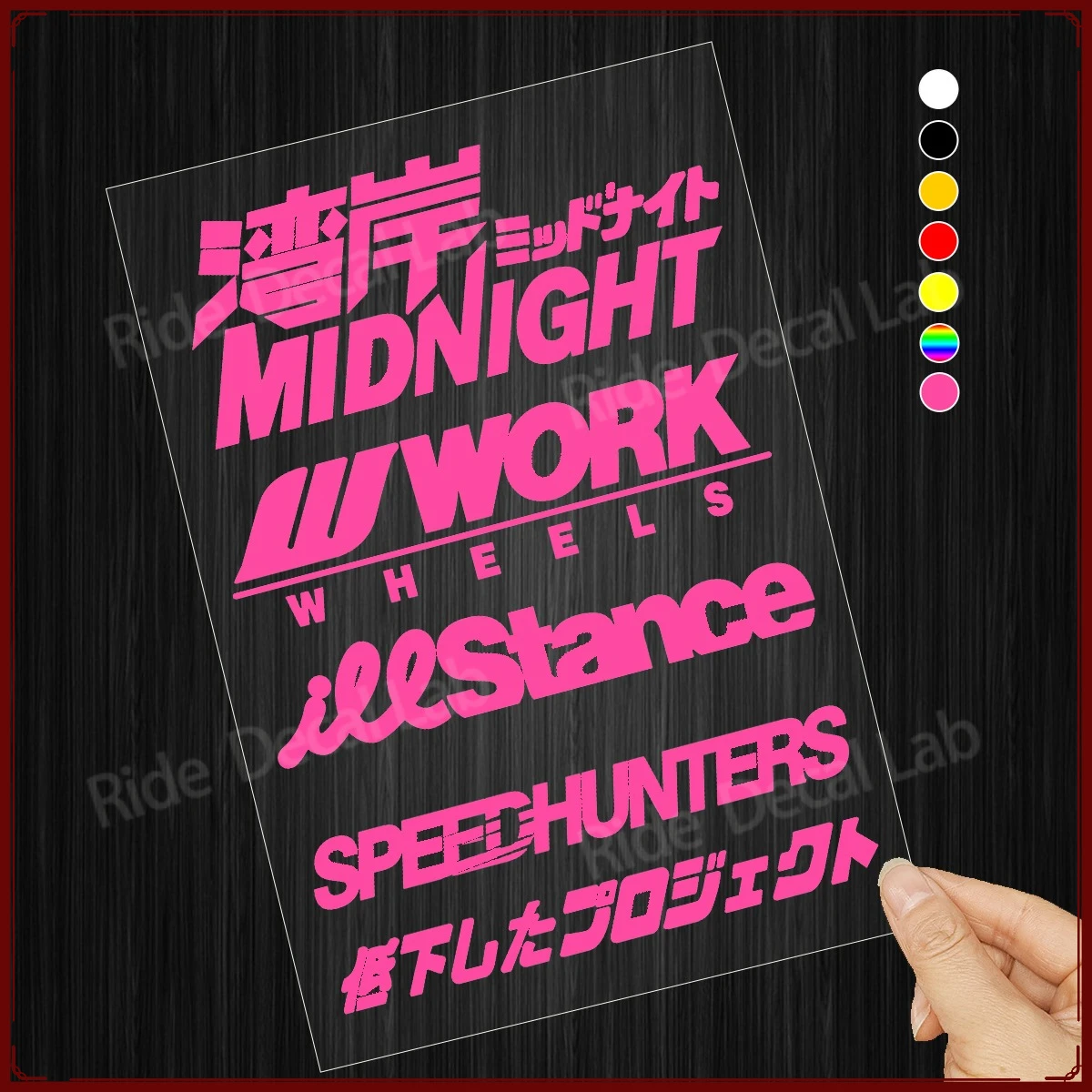 

Декоративные аксессуары JDM MIDLIGHT для окон и бамперов автомобилей, а также для кастомизации мотоциклов в стиле Bay Area