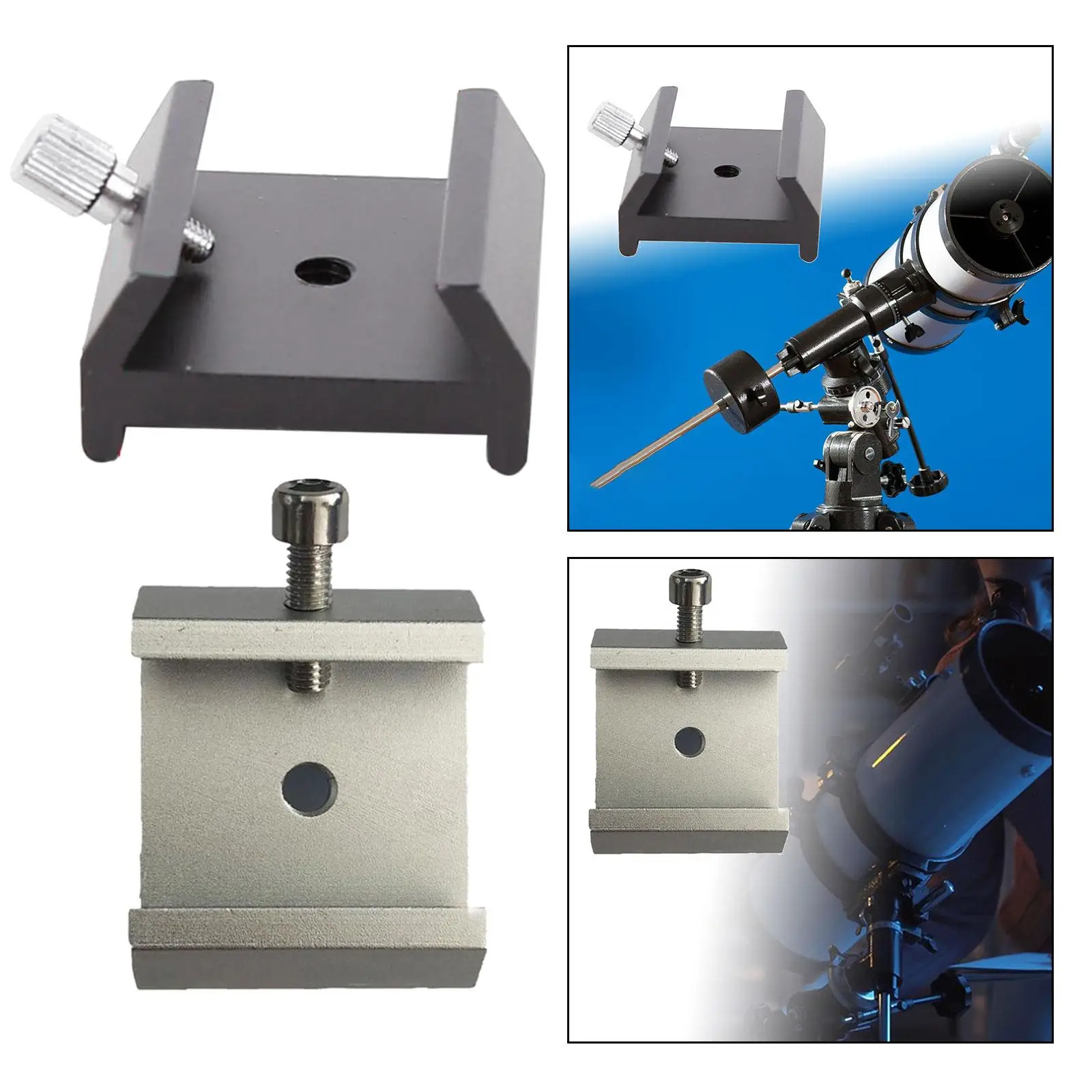 Scope Mounted Bracket Dovetail Slot Plate Wear Resistant Adapter with 1/4 inch