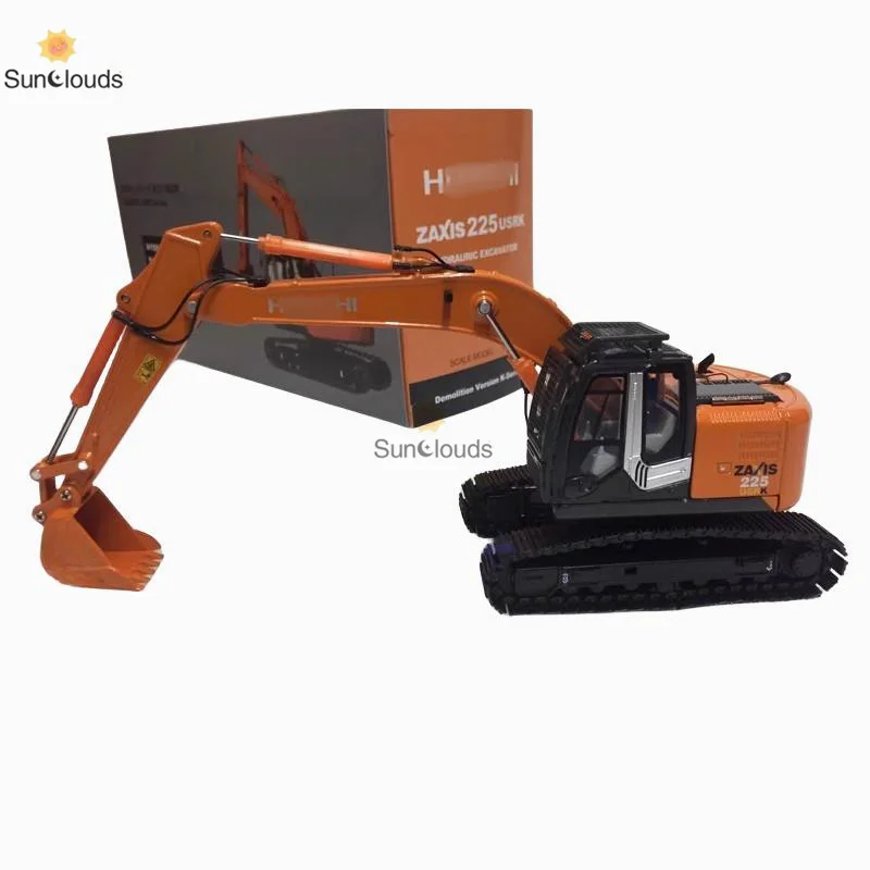 

Model Toy Alloy 1:50 Scale Model ZAXIS ZX225USRK-3 Excavator Die Cast Model Toy Car & & Display