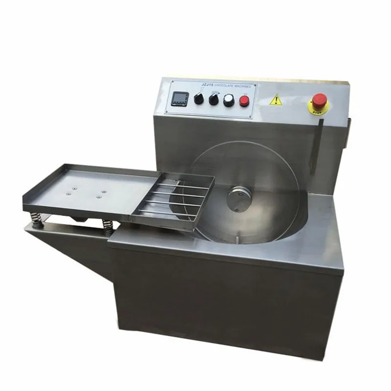 Chocolate Tempering Machine With Vibration Table Commercial Electric Chocolate Melting Coating Machine For Chocolate Candy Maker