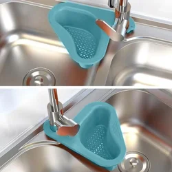 Grande Kitchen Sink Drain Basket Organizer, Faucet Holder, Food Strainer, Escorredor de lixo, Prateleira Organização Acessórios