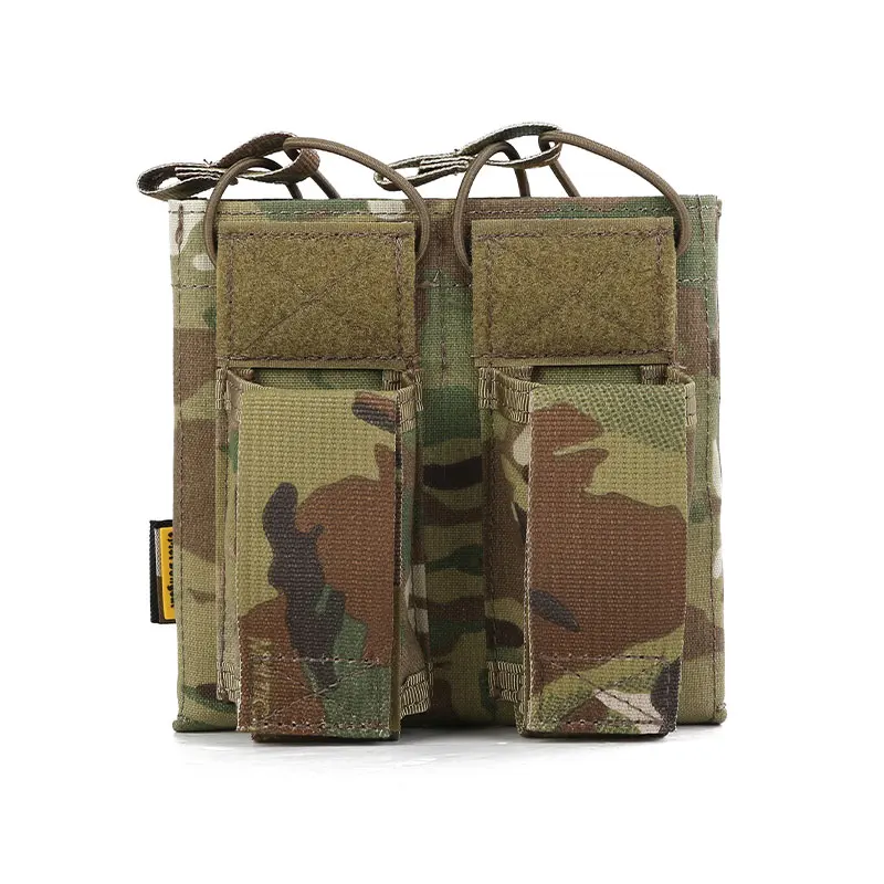  Double Open Top Magazine Pouch for 5.56 Pistol Airsoft Combat Molle MAG Pouch