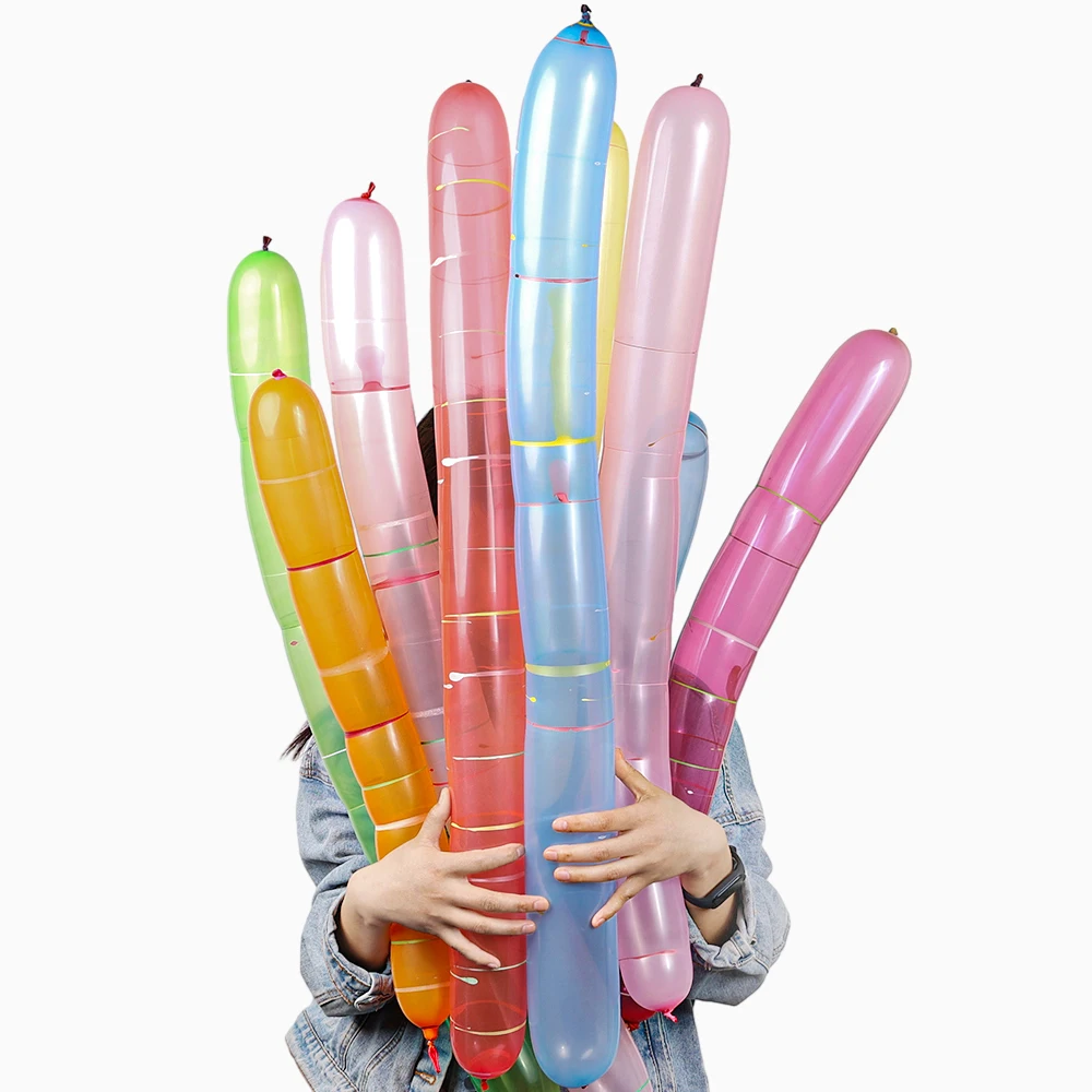 10/20PCS Rocket Long Balloons gonfiabili Flying Air Balls Toys bambini festa di compleanno decorazione palloncini in lattice giocattoli classici