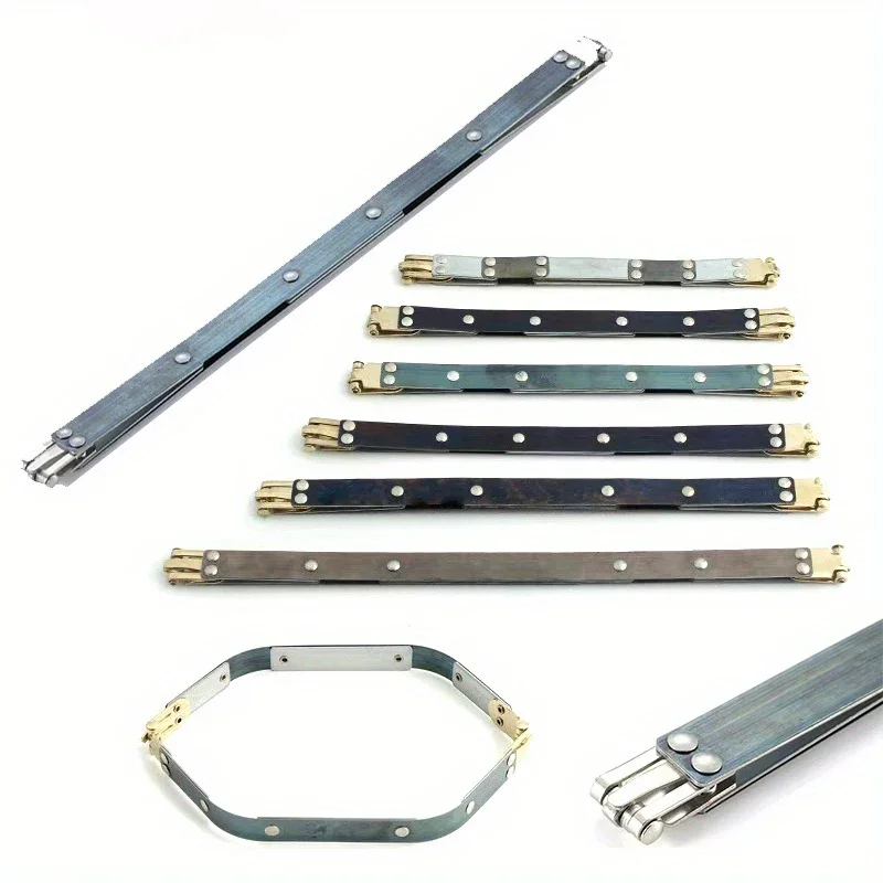 DIY Metal Internal Flex Frames Kiss Lock Clasp Bag Clip for Clutch Coin Purse Handmade Sewing Making Craft Accessory