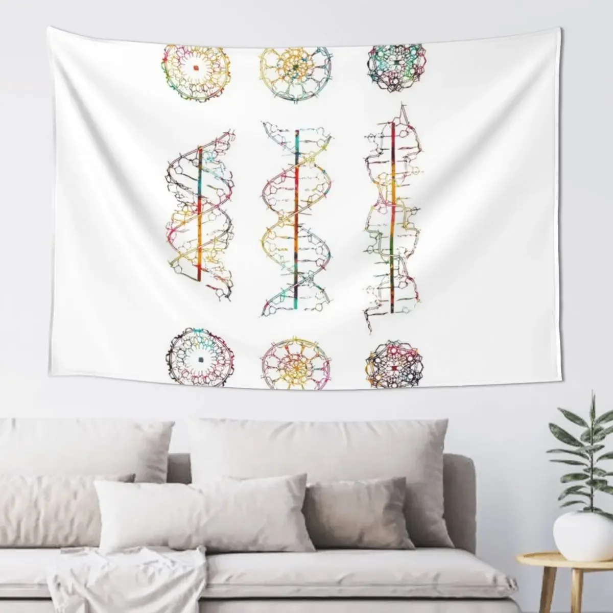 

DNA helix conformation Tapestry Wallpapers Home Decor Room Aesthetic Tapestry