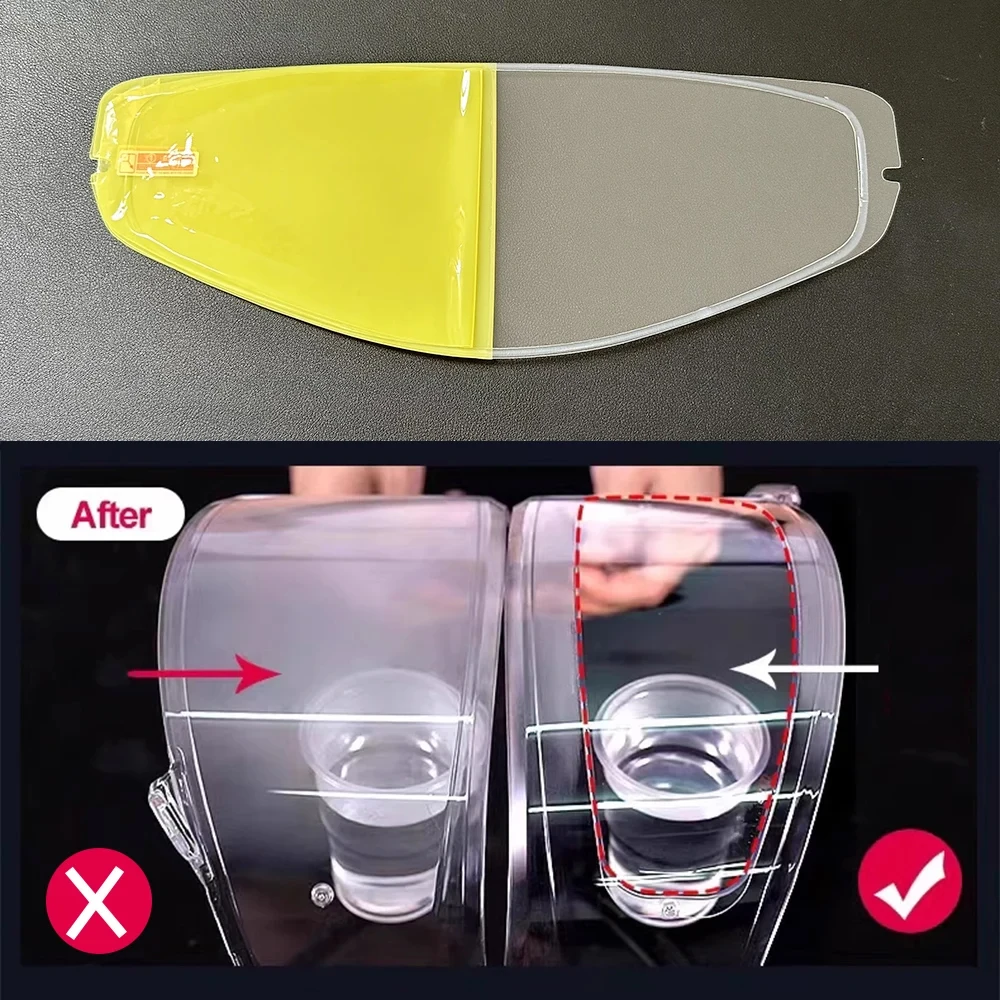 

For KYT TT REVO anti fog film helmet lenses motorcycle accessories face mask