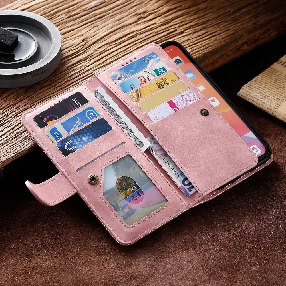 for OPPO A54 A94 A74 A72 A73 A53 A93 A55 A16 A53S A72N A15 A15S 4G 5G Case Cover coque Flip Wallet Mobile Phone Cases Sunjolly