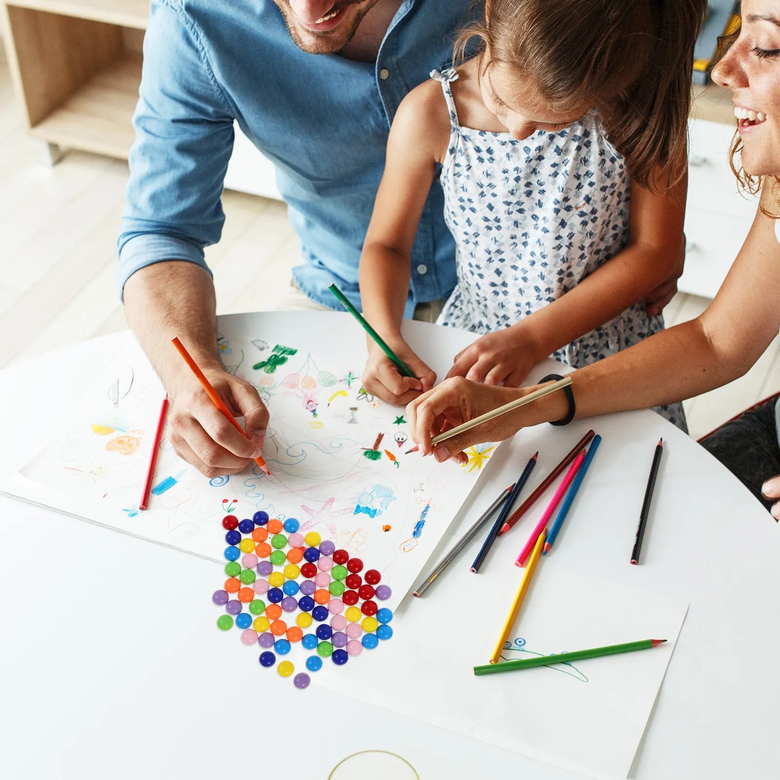 

80 шт. мраморных бусин для развивающих игр, разноцветные сменные бусины для настольных игр, аксессуары для увлекательной когнитивной тренировки