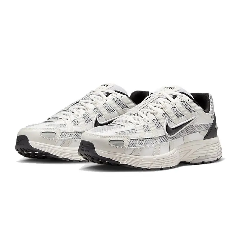 Nike light gray P-6000 comfortable low casual running shoes non-slip wear sports shoes men and women models