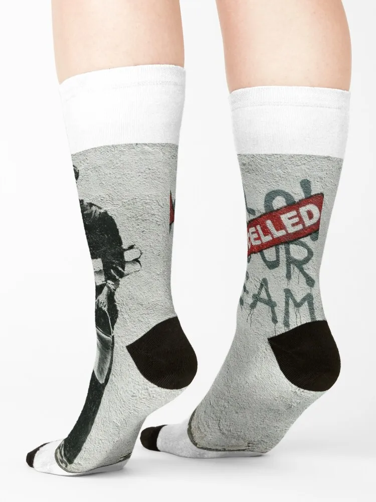 Follow Your Dreams, Banksy Socks anti slip football Crossfit golf funny gifts Ladies Socks Men's