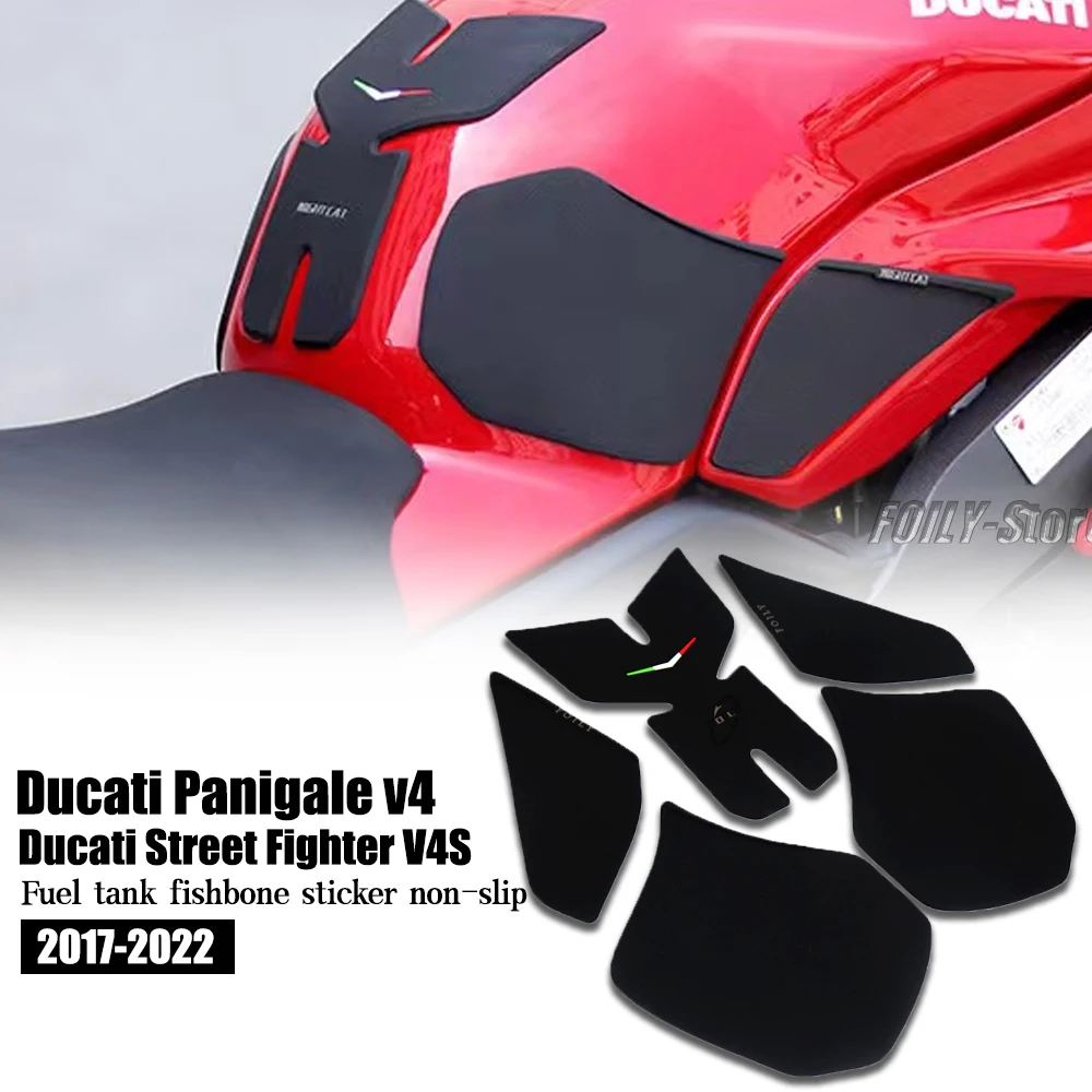 

Motorcycle anti-slip sticker Duca di Pani Galle V4 S R SP2 Panigal V4S V4R V4R V4SP2 Street Fighter V4 2018 -2022