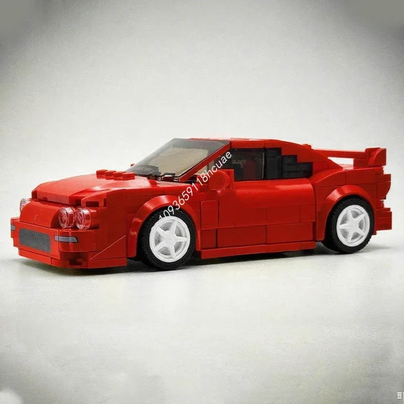 357 piezas MOC Edwin's Acura Integra City Champions Super Car, bloques de construcción, juguete de regalo para desarrollar la paciencia y la concentración