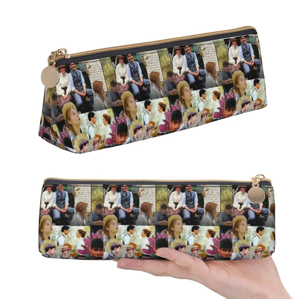 Anne Of Green Gables Collage Federmäppchen für Schüler, Schule, Stiftbox, Bleistiftbeutel, Schreibwaren, Stifthalter, Tasche