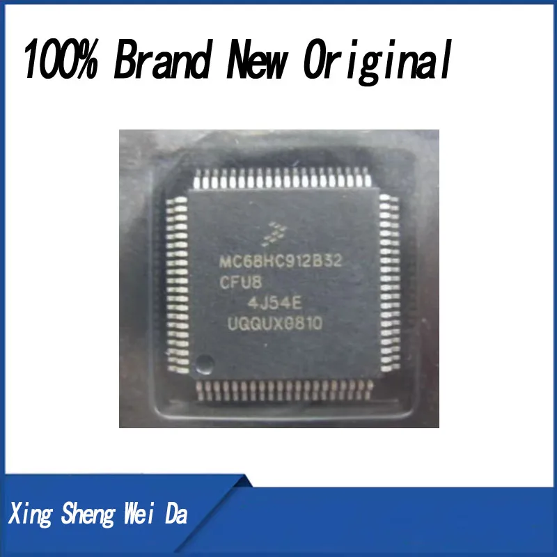 

1 piece 100% new MC68HC912B32CFU8 MC68HC912B32 MC68HC912B32CFUE8 EN STOS QFP-80