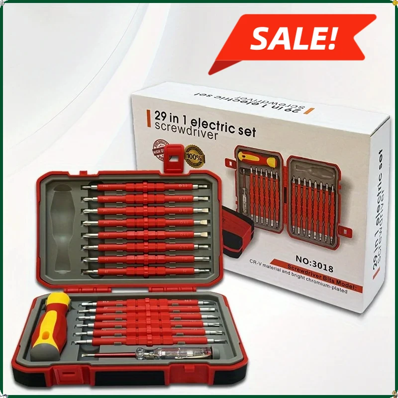 2026 New 29IN1 Precision Screwdriver Kit Cross Square Head Multifunctional Hand Tools for Home Electronic Maintenance