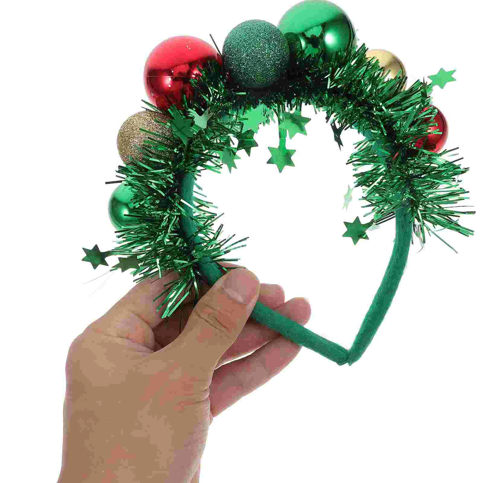 Christmas Headband Ball Hair Hoops Accessories Xmas Clips Festival Decor Headbands Ornament Costumes for Kids