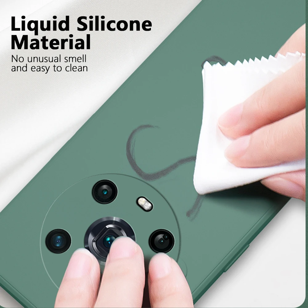 Mate 50Pro Original Phone Cases For Huawei Mate 50 Pro Liquid Silicone Fundas Protective Cover For Mate 50E Capa