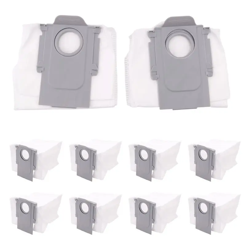 

ABJT-10 шт. пылесборники для Roborock S8 MaxV Ultra, аксессуары для пылесоса, мешки для сбора пыли большой емкости, запасные части