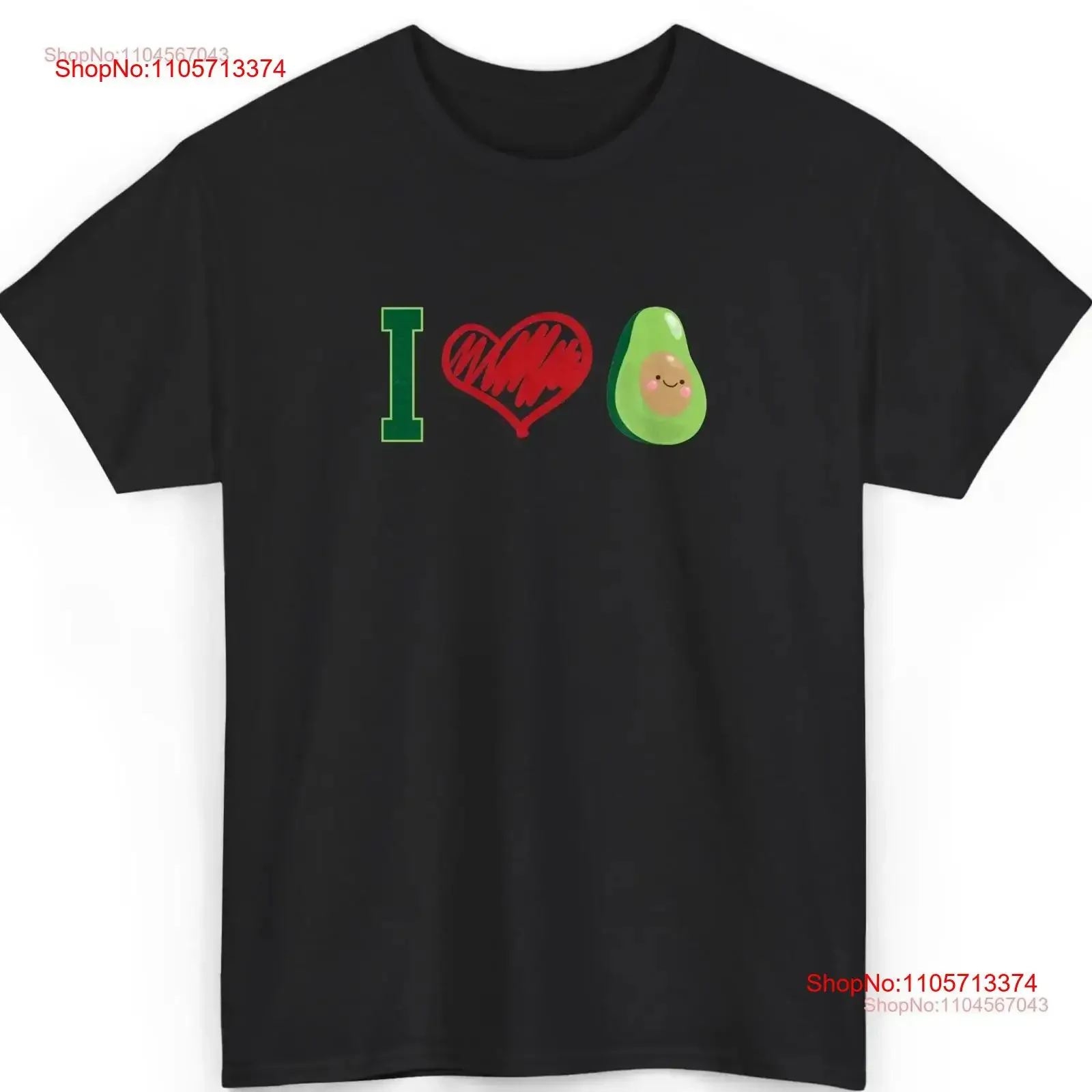 I Love Avocado T Shirt Funny Foodie Lover Cute Healthy Lifestyle Breakfast Humor Quirky vintage Washed homme designer clothes