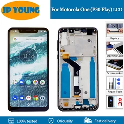 Original lcd For Motorola Moto One P30 Play Display Assemble XT1941-1 XT1941-3 XT1941-4 LCD Display Touch Screen With Frame