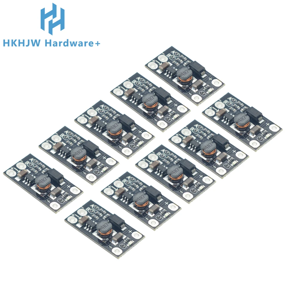 1-100pcs 3.7V To 12V Mini DC-DC Boost Module Supports 5V/8V/9V/12V Output Lithium Battery Boost