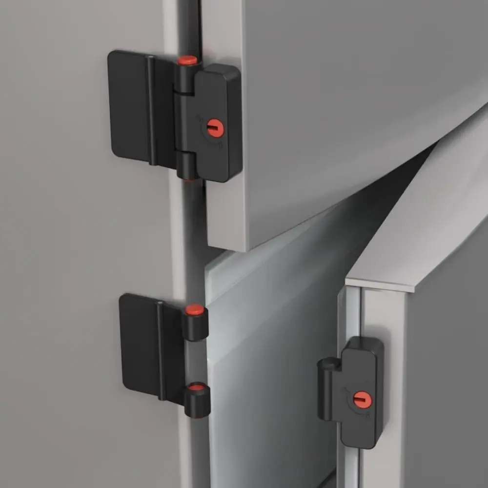 

Новый замок для безопасности детей из АБС-пластика с защитой от защемления, многофункциональная закрывающаяся пряжка для шкафа, защитные замки для шкафа, ящик для шкафа