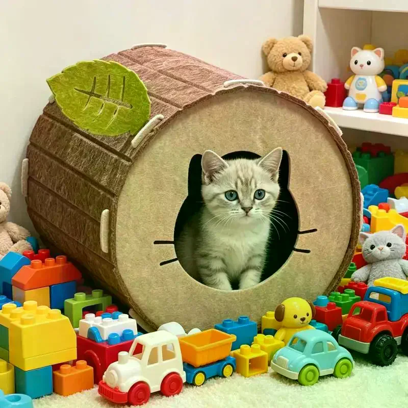 Cama para Gatos em Feltro Lavá - Interior Design Warm avaliação e preço