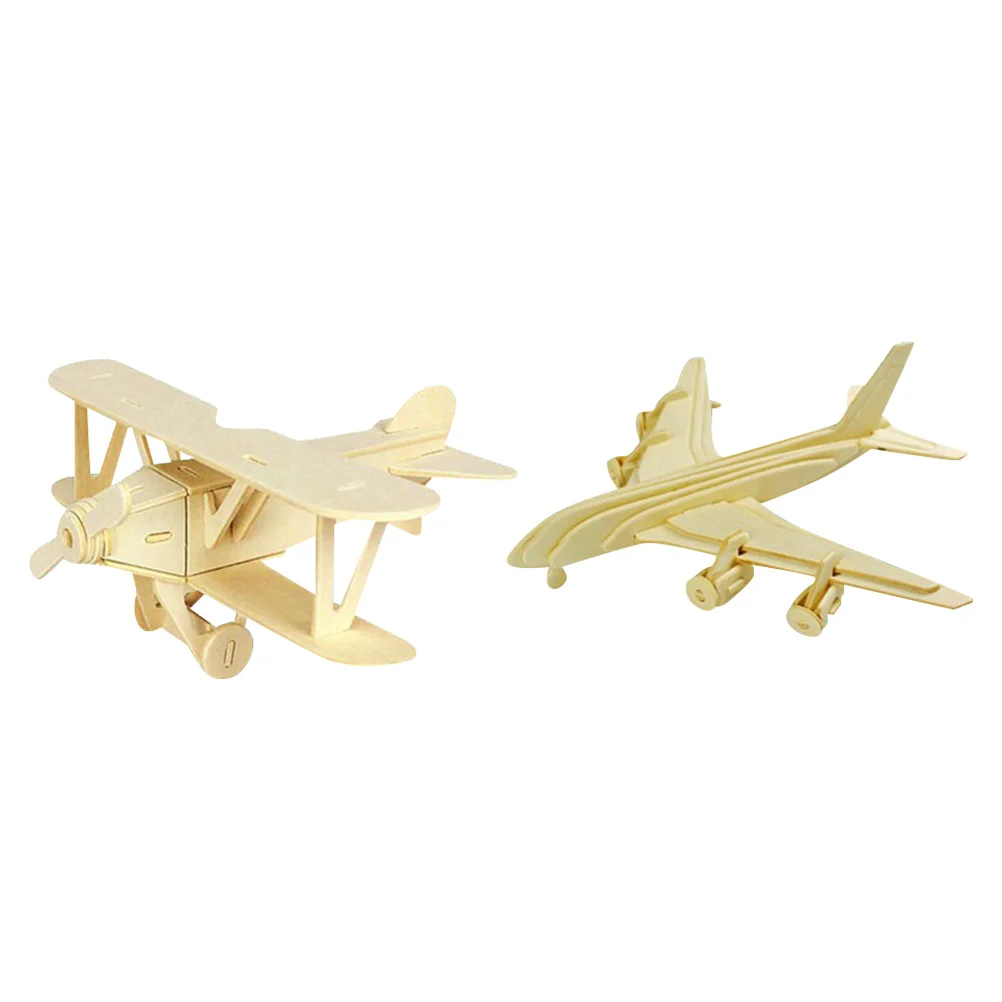 5 قطع من الألغاز الخشبية DIY للأطفال، مجموعة أدوات الحرف اليدوية للأنشطة التنموية #3