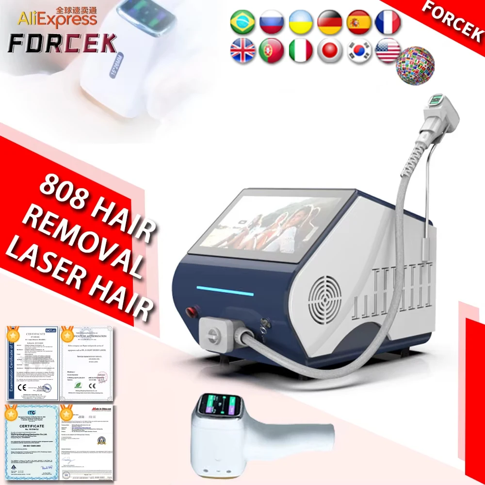 

Настольный диодный лазер 808, лазерная эпиляция, безболезненная ICE Platinum, 3 длины волны, коммерческое профессиональное косметическое оборудование, машина